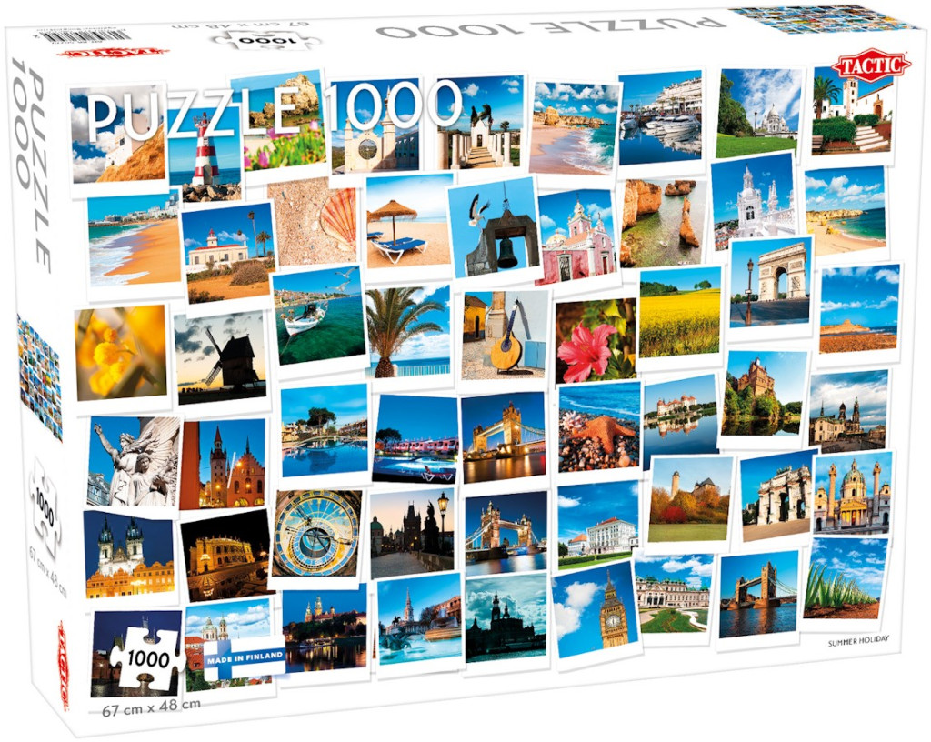 Tactic - Nyári vakáció kollázs puzzle 1000 db-os
