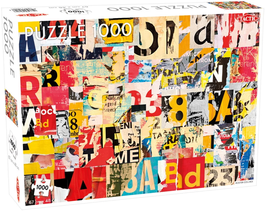 Tactic - Poszter kollázs puzzle 1000 db-os